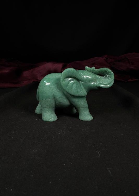 Green Jade Elephant