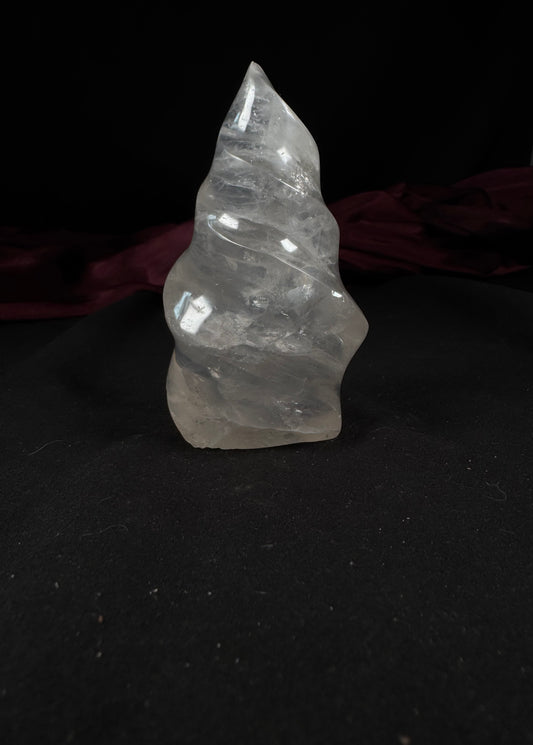 Clear Quartz Flame