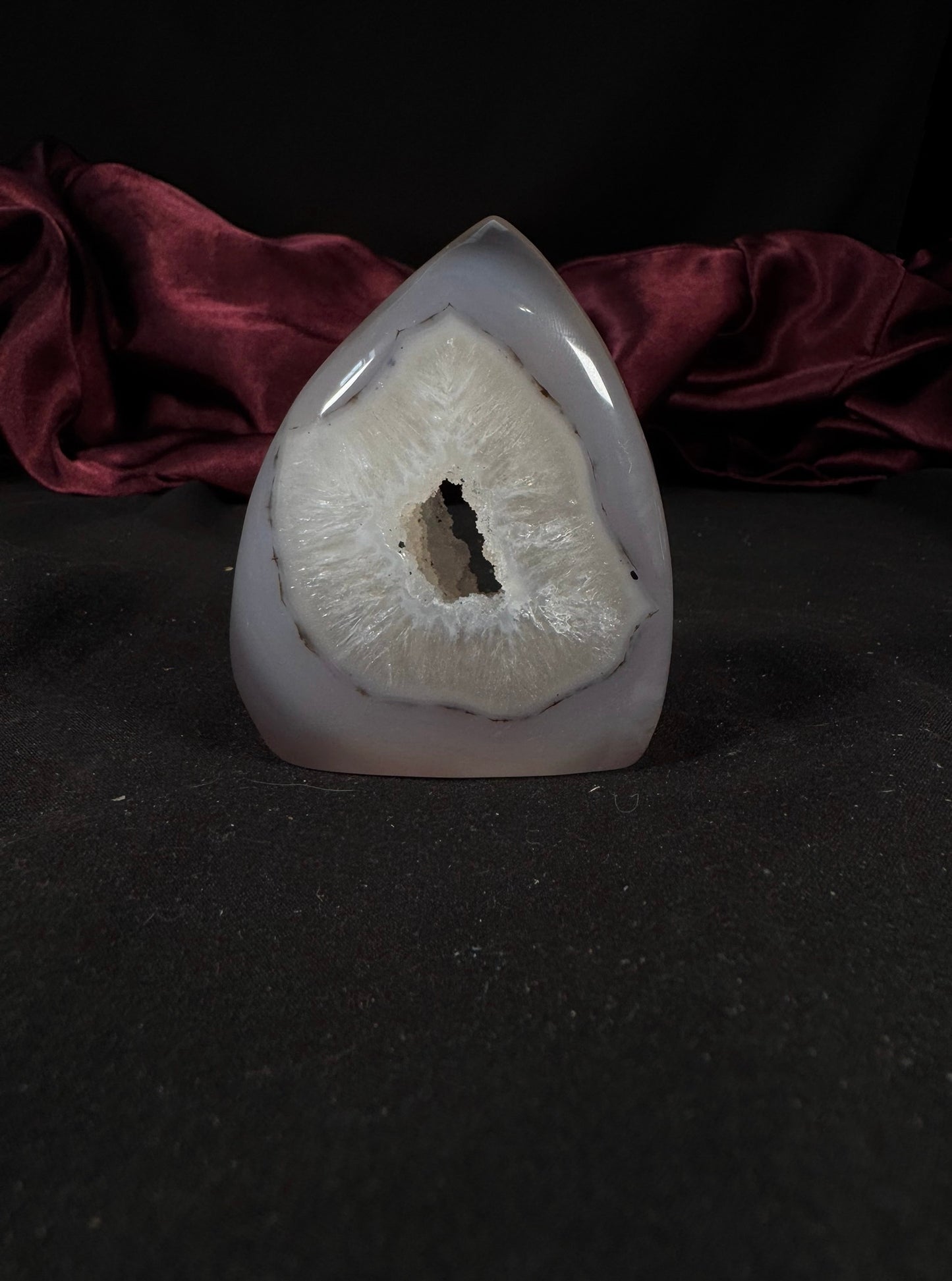 Agate Teardrop w/ Druzy