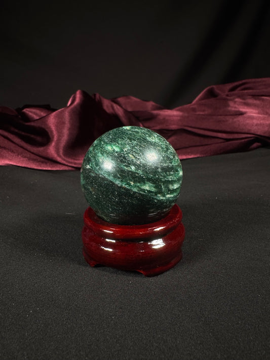 Green Tourmaline Sphere 52mm