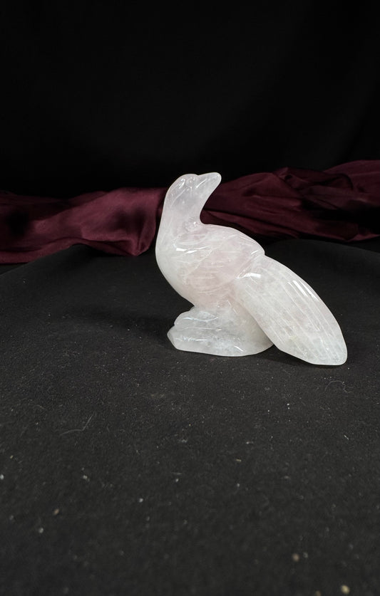 Rose Quartz Bird