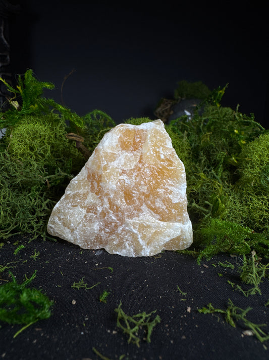 Raw Orange calcite