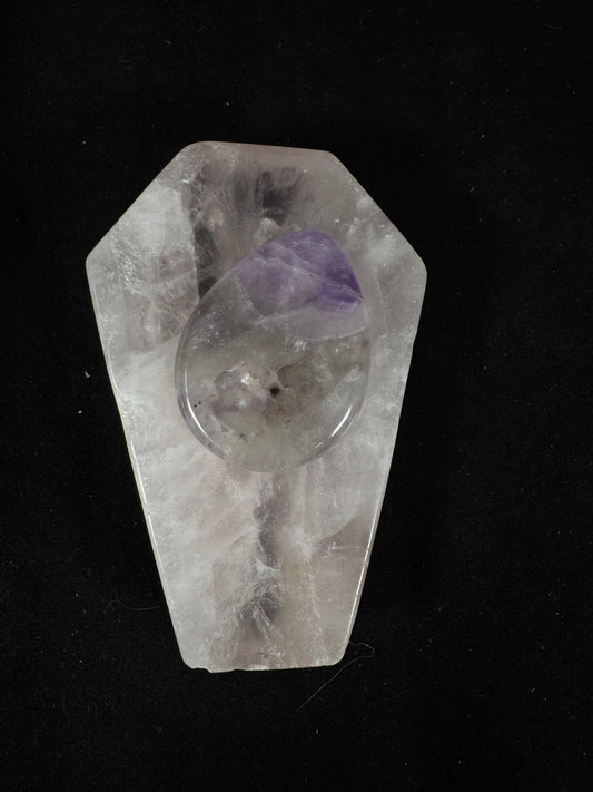 Rose Quartz Coffin Bowl