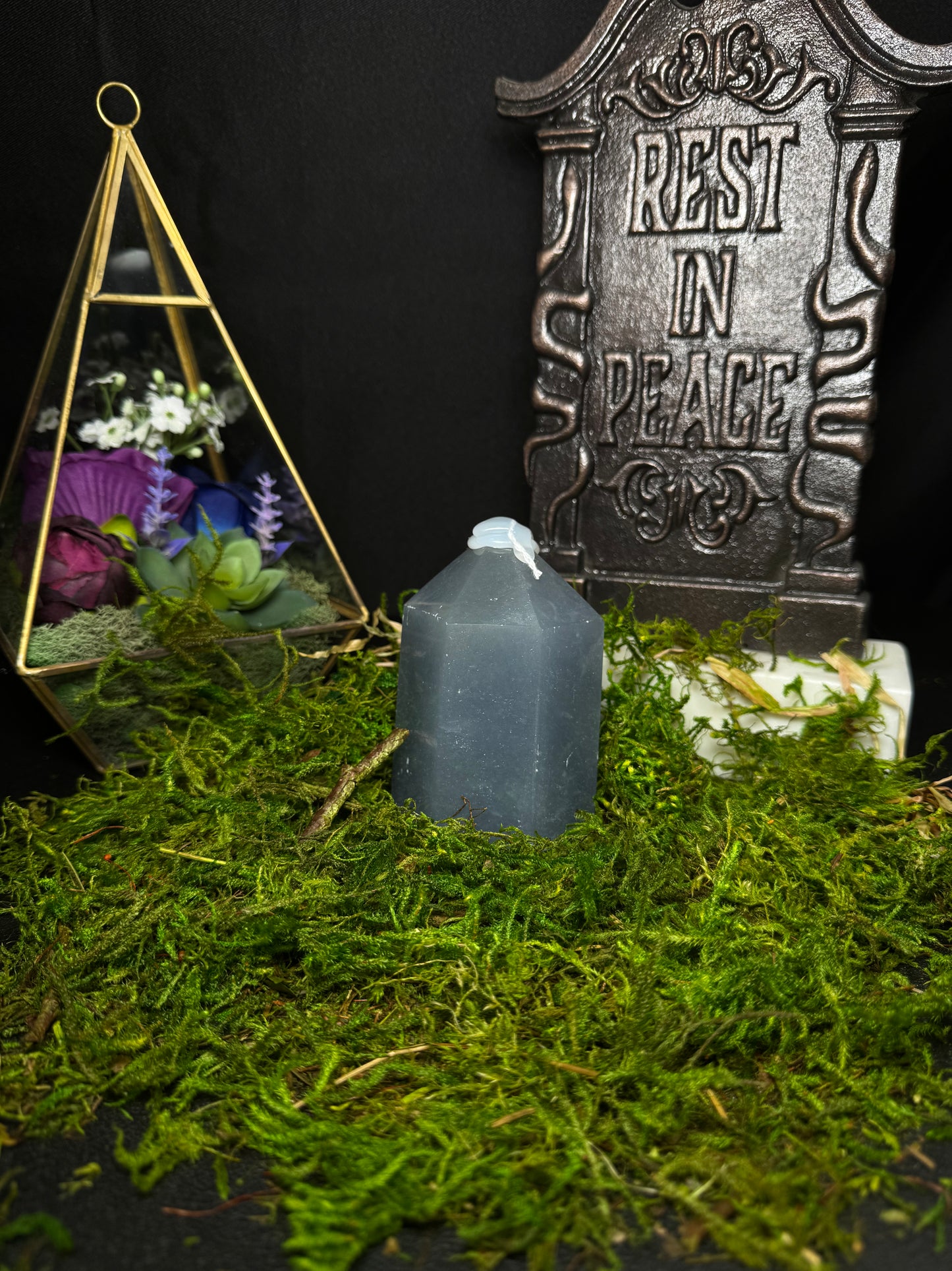 Blue Chalcedony Tower